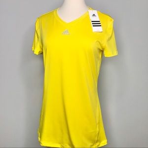 Adidas Climalite performance vneck tee size Medium. FREE SHIPPING